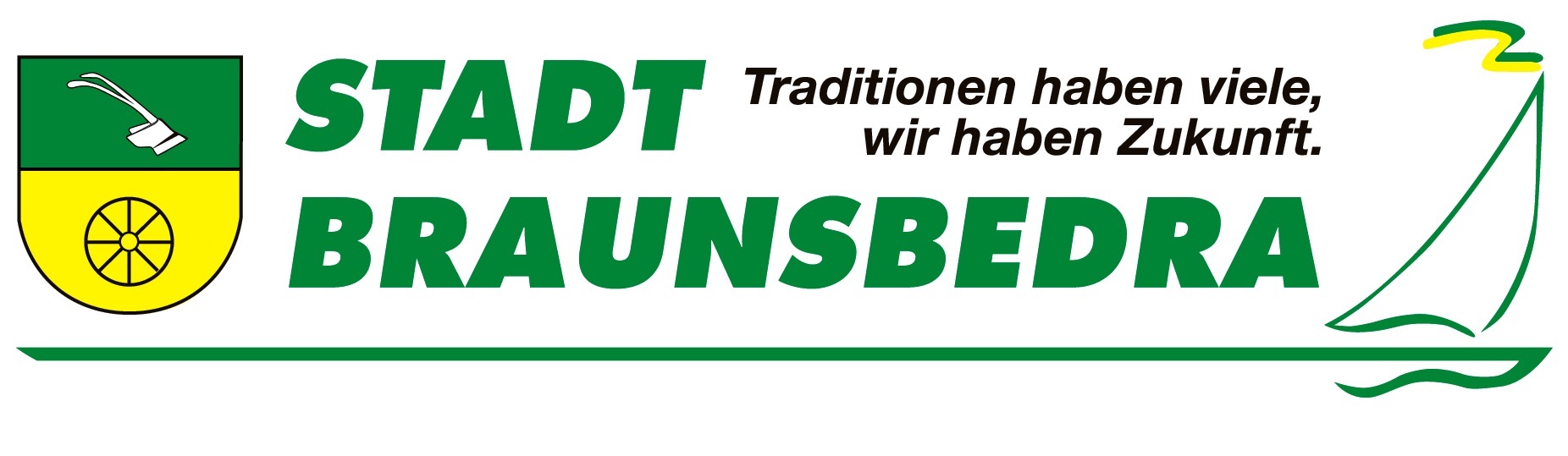 Logo: Wappen der Stadt Braunsbedra