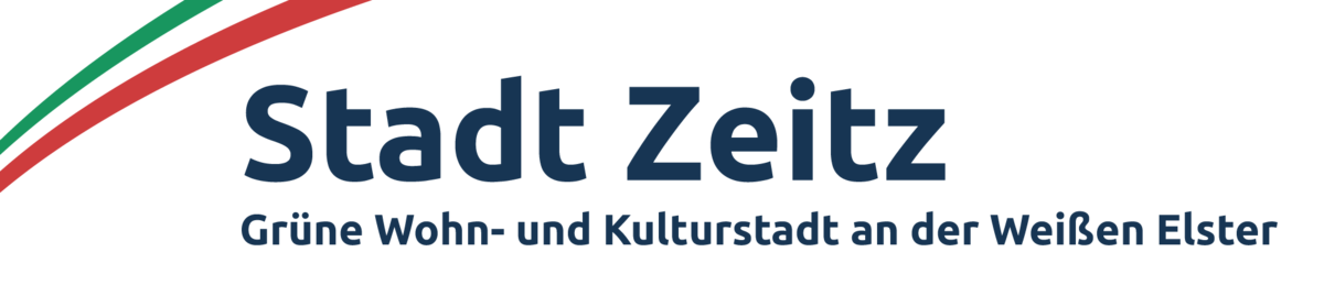Logo: Stadt Zeitz Grüne Wohn- und Kulturstadt and er Weißen Elster